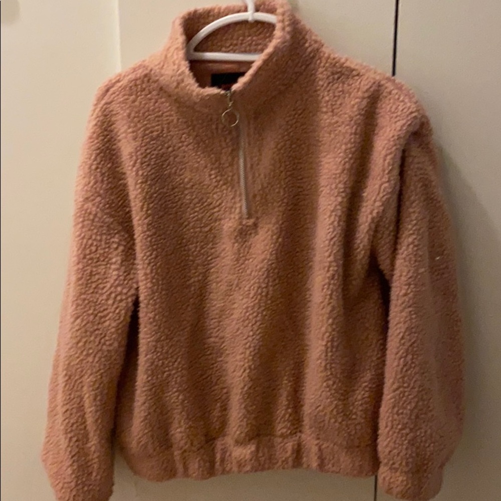 Cropped Zip up sweater